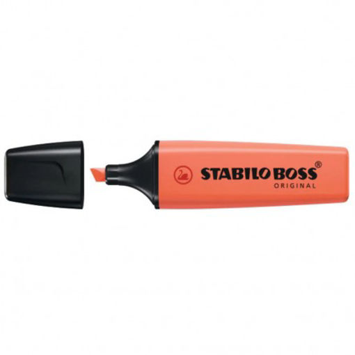 Picture of STABILO BOSS PASTEL CORAL RED